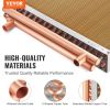 VEVOR Heat Exchanger Water to Air, 20"x 20" with 3-Row 3/8" Copper Ports, 242 Aluminum Fins Heat Exchanger for Outdoor Wood Furnaces