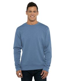 Next Level Apparel 9002NL Unisex Pullover PCH Crewneck Sweatshirt (Color: HEATHER BAY BLUE, size: XL)