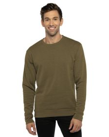 Next Level Apparel 9002NL Unisex Pullover PCH Crewneck Sweatshirt (Color: HTHR MILITRY GRN, size: 3XL)