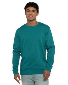 Next Level Apparel 9002NL Unisex Pullover PCH Crewneck Sweatshirt (Color: HEATHER TEAL, size: XL)