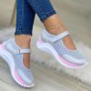 2022 New Autumn Outdoor Breathable Mesh Shoes Women Casual Platform Sneakers Travel Walking Footwear Large Size Vulcanized Shoes