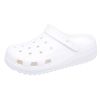 Women's Platform Hollow Out Clogs; Supper Soft Solid Color Lightweight Slippers; Indoor Outdoor Sandals; crocs